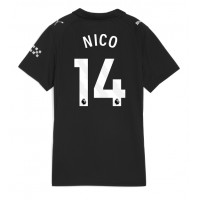 Stroje piłkarskie Manchester City Nico Gonzalez #14 Koszulka Wyjazdowej dla damskie 2025-26 Krótki Rękaw